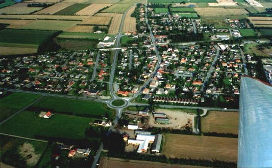 Over Jerstal 2001, taget fra svæveflyver